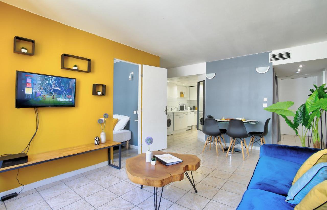 Uncourtsejour - Montpellier Gare - Parking Apartamento Exterior foto